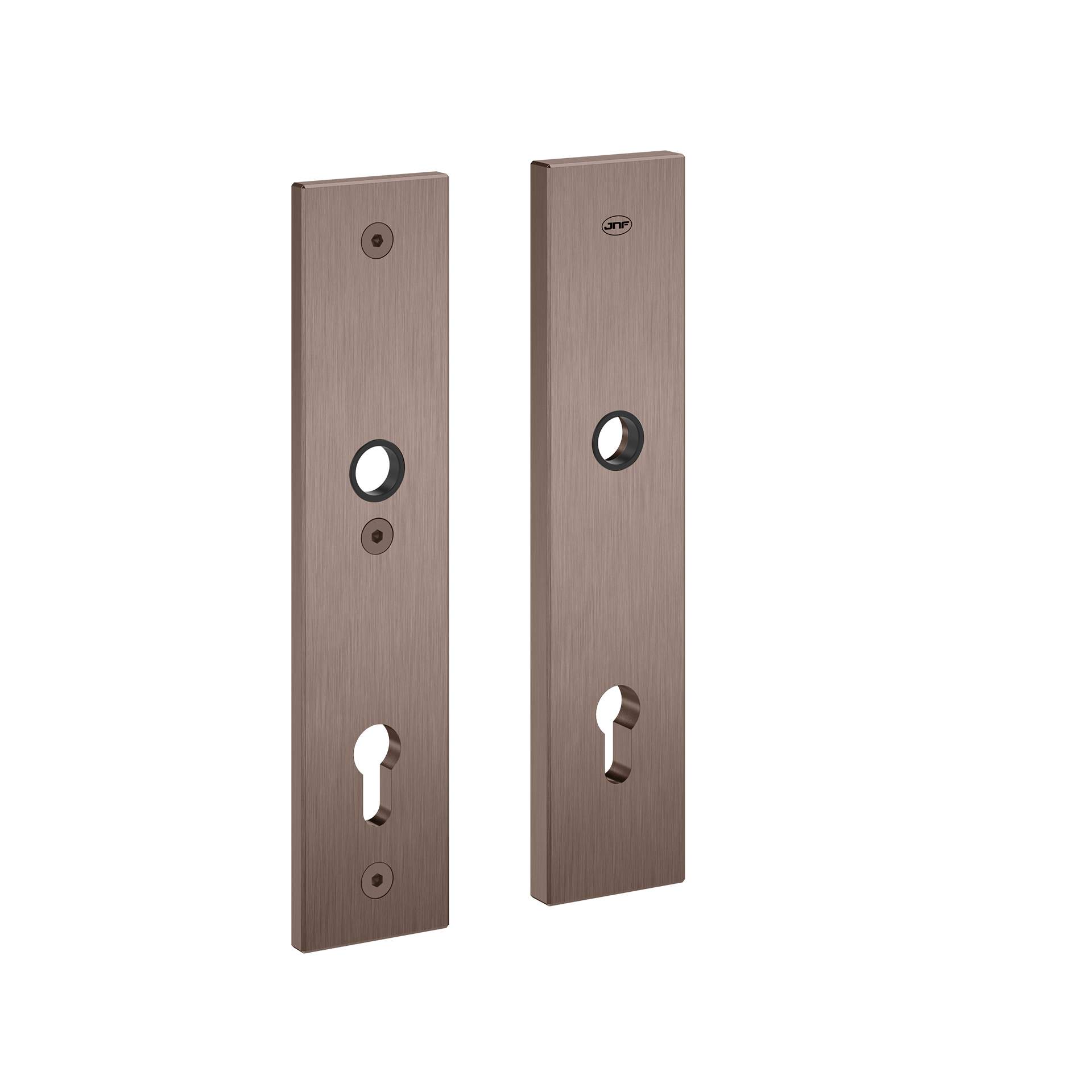 JNF veiligheidsschild 92mm – Titanium Chocolade