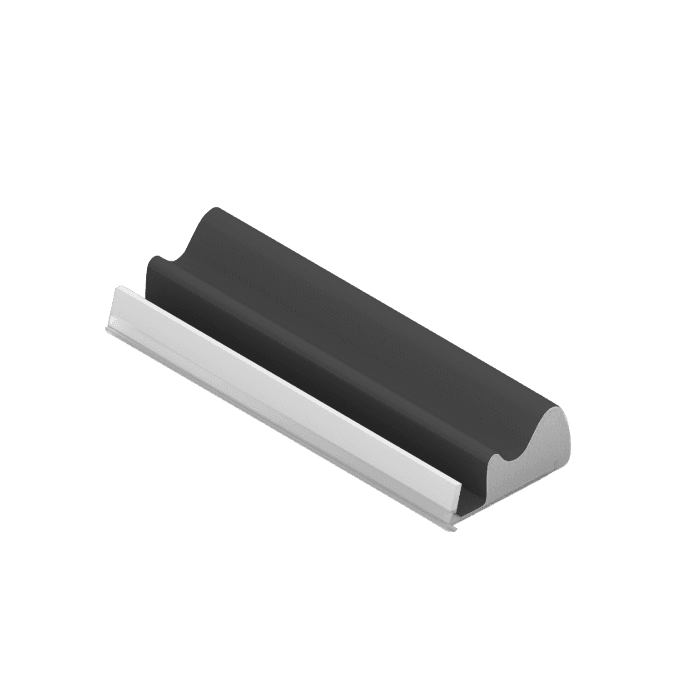 Q-Lon 3063 tochtstrip kader 25 meter zwart