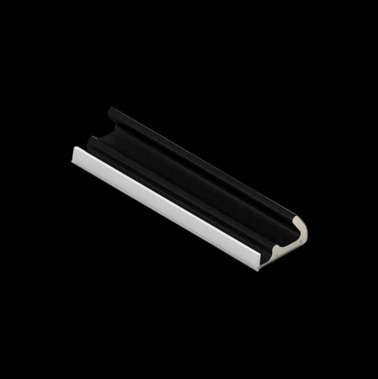 Q-Lon 3094 tochtstrip kader 25 meter zwart