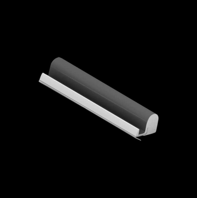 Q-Lon 3074 tochtstrip kader 25 meter zwart