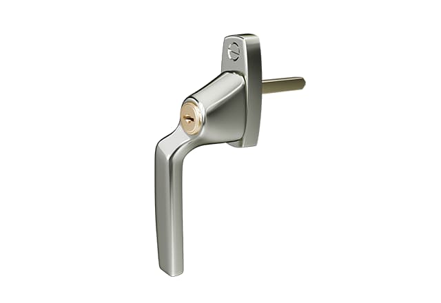 AH804 raamkruk Polished Chrome linkshandig