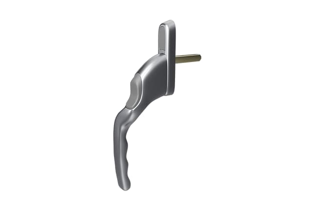 Winlock raamkruk drukknop links aluminium (f1)