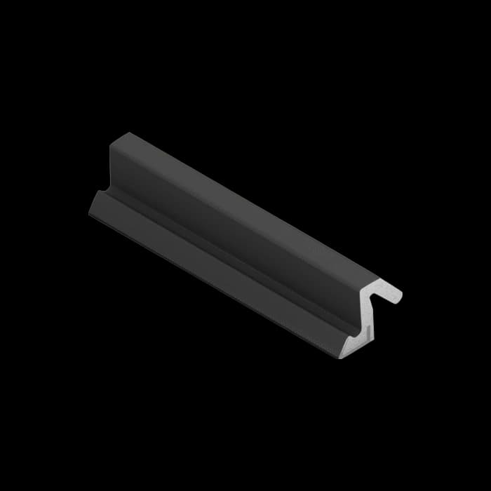 Q-Lon 3009 tochtstrip kader 25 meter zwart