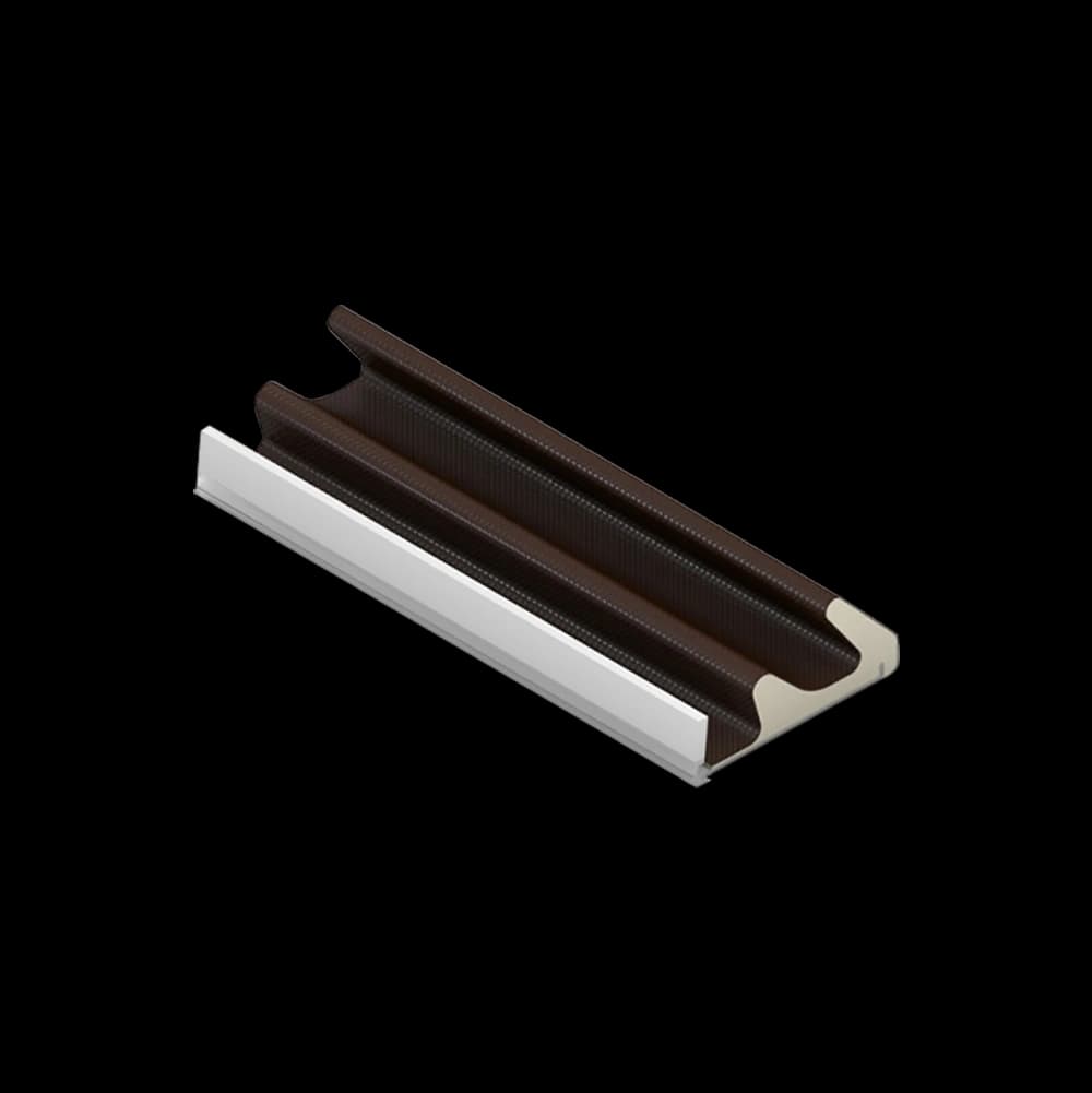 Q-Lon 3091 tochtstrip kader 300 meter zwart