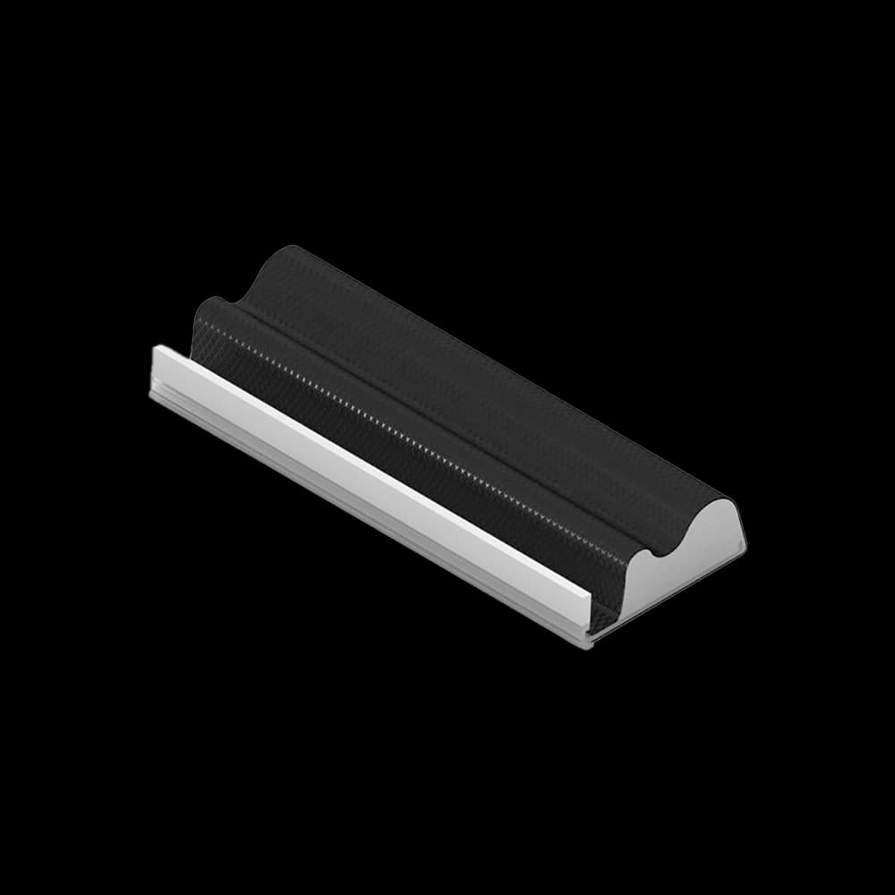 Q-Lon 3140 tochtstrip kader 7 meter zwart