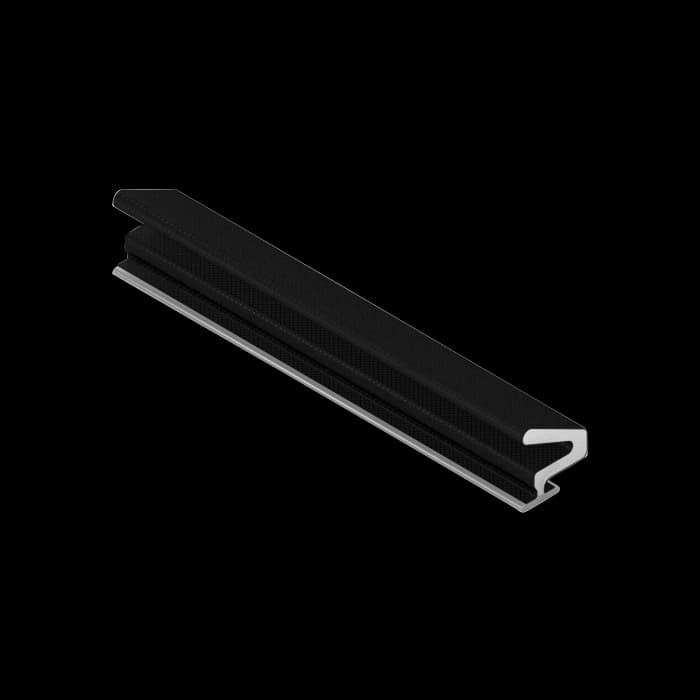 Q-Lon 48700 tochtstrip kader 7 meter zwart