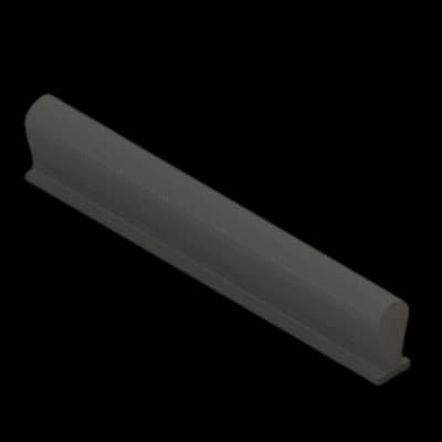 Q-Lon 48950 tochtstrip kader 7 meter zwart