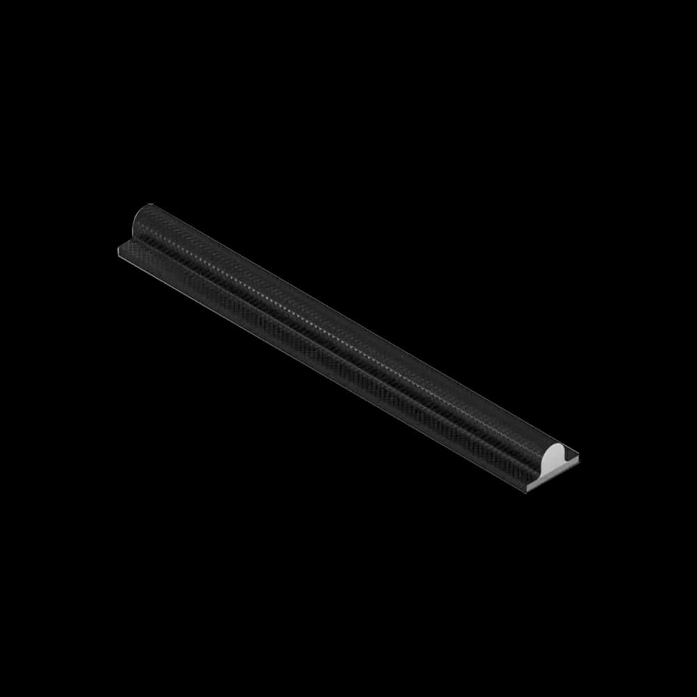 Q-Lon 69400 tochtstrip kader 7 meter zwart