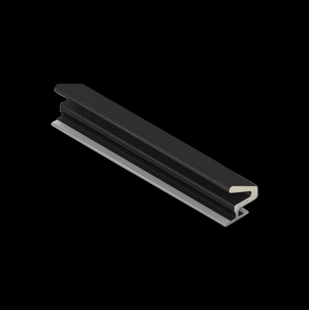 Q-Lon 69700 tochtstrip kader 25 meter zwart