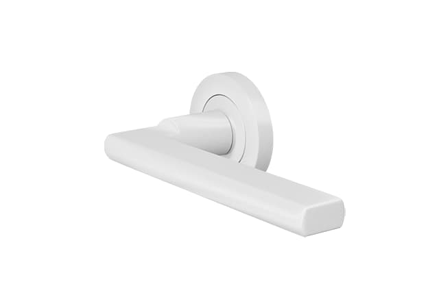 ZOO Witte deurklink Varese op rond rozet