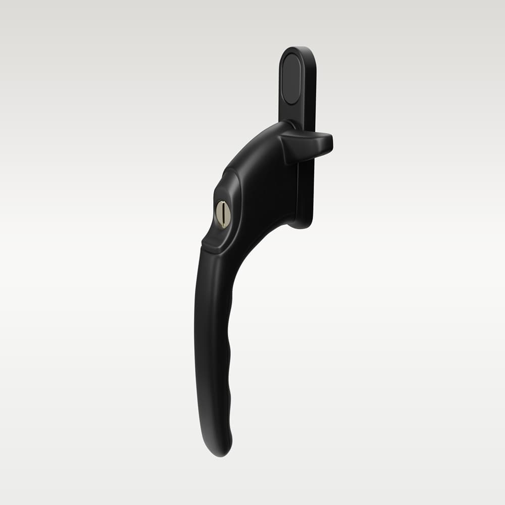 Winlock Easyfit raamboom zwart LH afsluitbaar