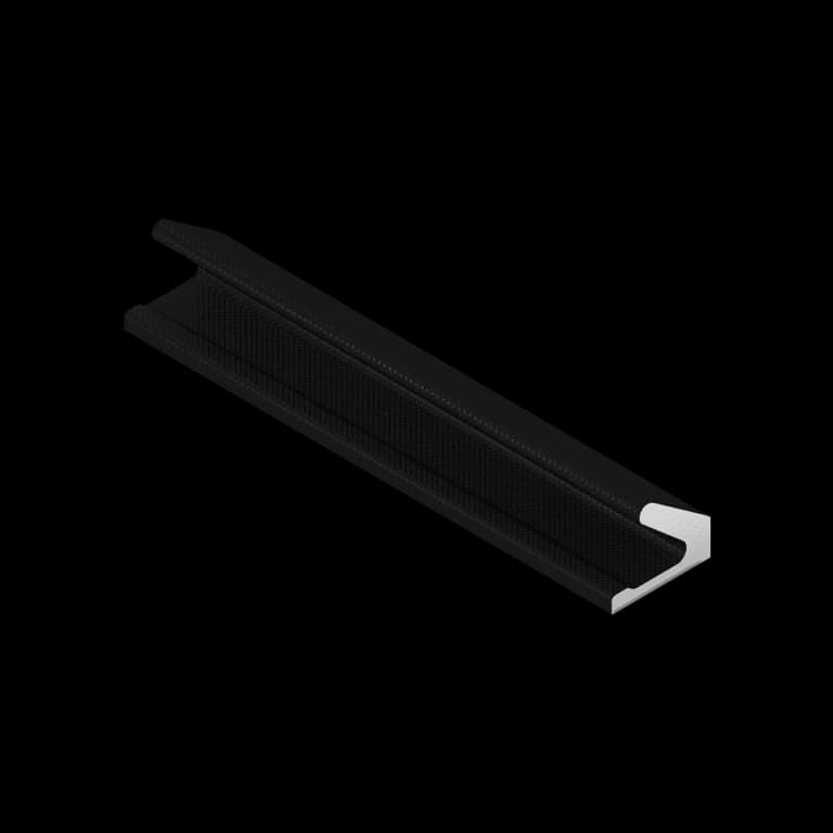 Q-Lon 3117 tochtstrip zelfklevend 25 meter zwart