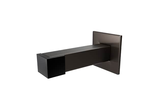 GPF Deurstopper Wand Vierkant 85mm Op Rozet Dark Blend