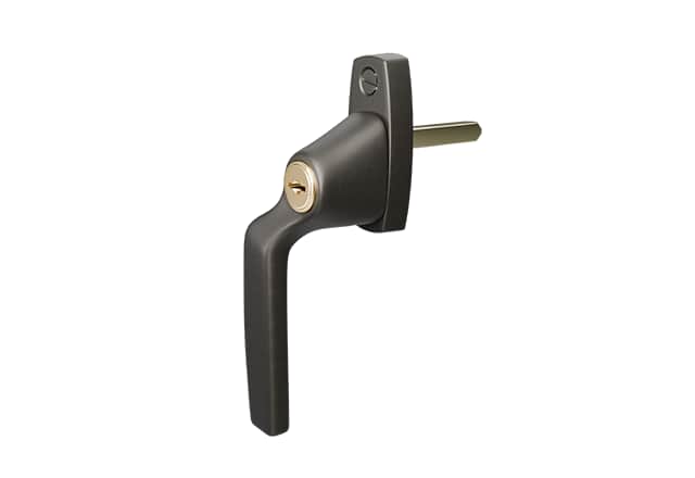 AH804 raamkruk Matt Black Nickel linkshandig
