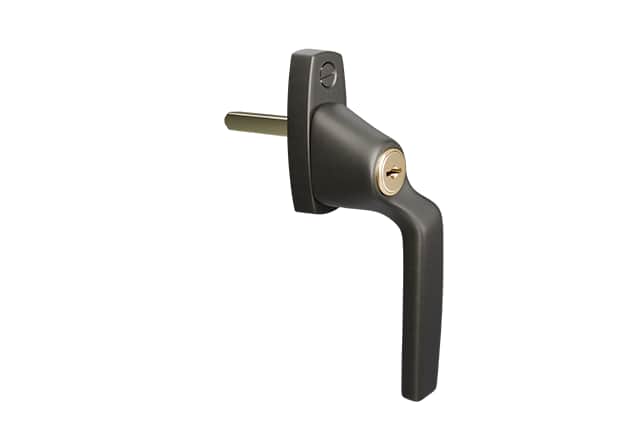 AH804 raamkruk Matt Black Nickel rechtshandig