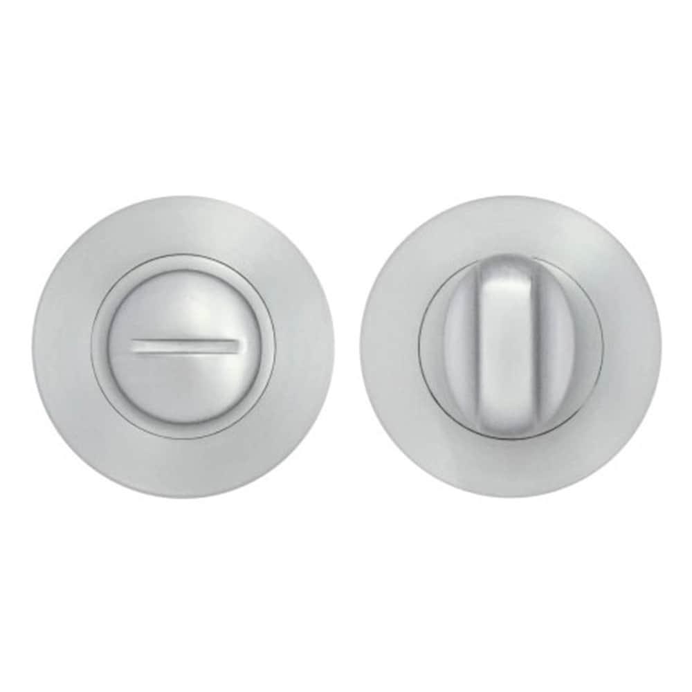 Toiletgarnituur geborsteld chroom