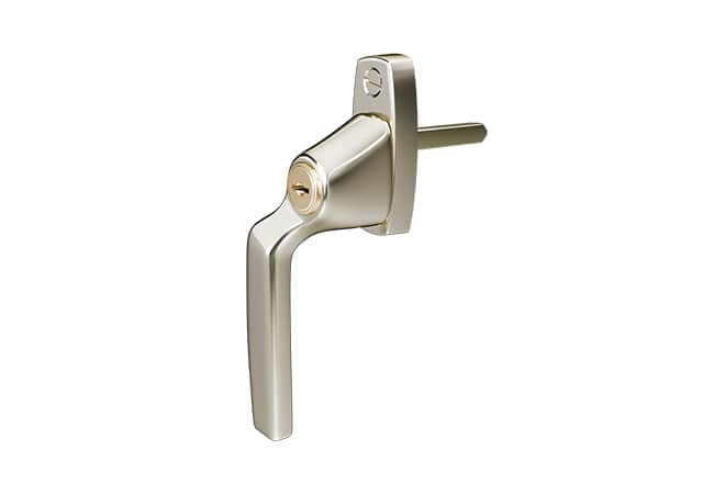 AH804 raamkruk Polished Nickel linkshandig