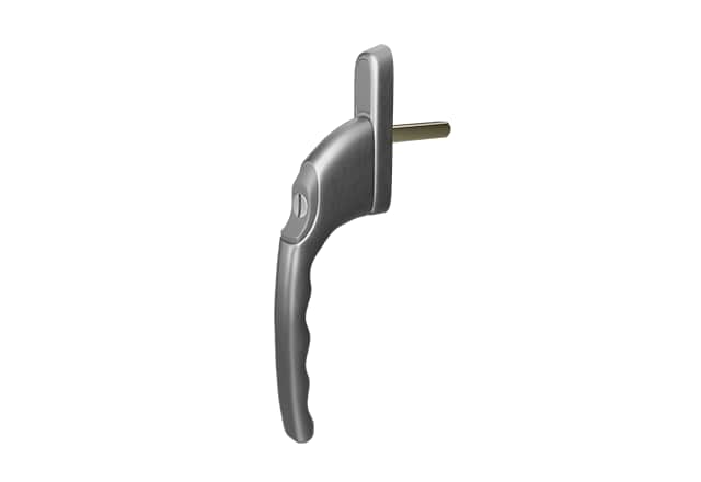 Winlock raamkruk afsluitbaar recht mat chroom 8x30
