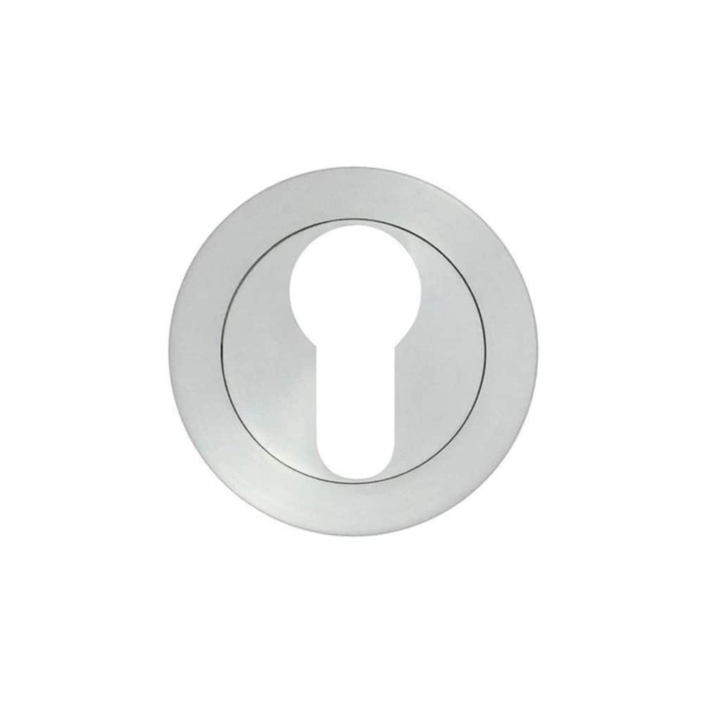 Cilinderrozet rond geborsteld chroom