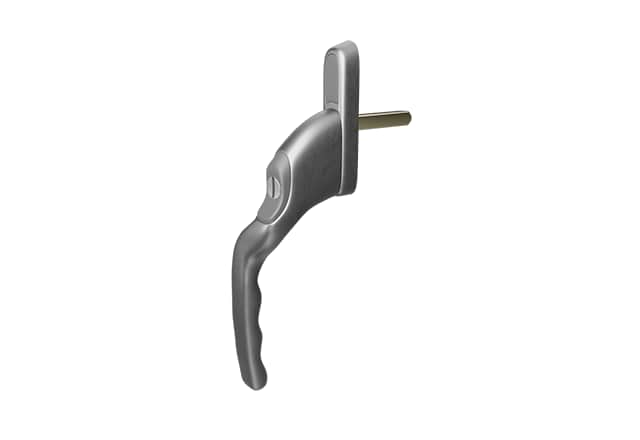 Winlock raamkruk afsluitbaar links mat chroom 8x40