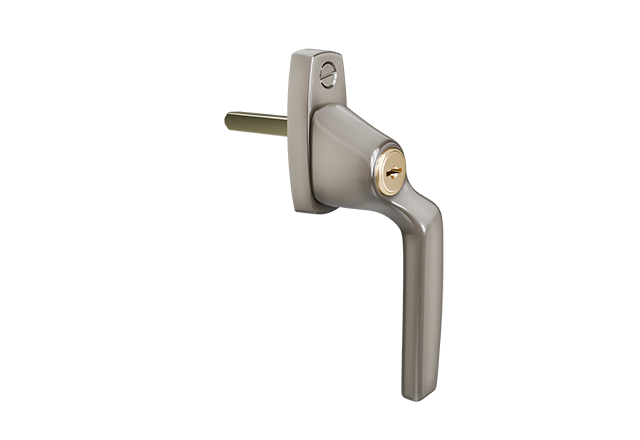 AH804 raamkruk Black Pearl Nickel rechtshandig