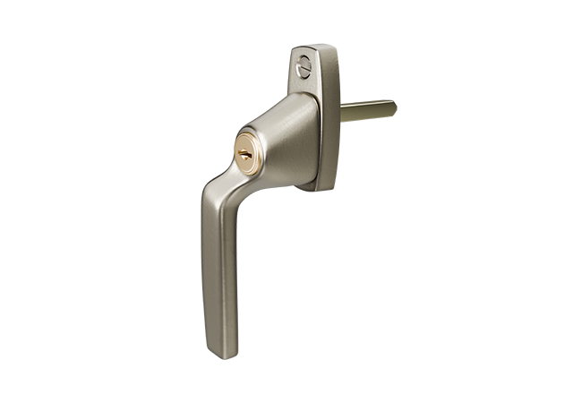 AH804 raamkruk Satin Nickel Bronzed linkshandig