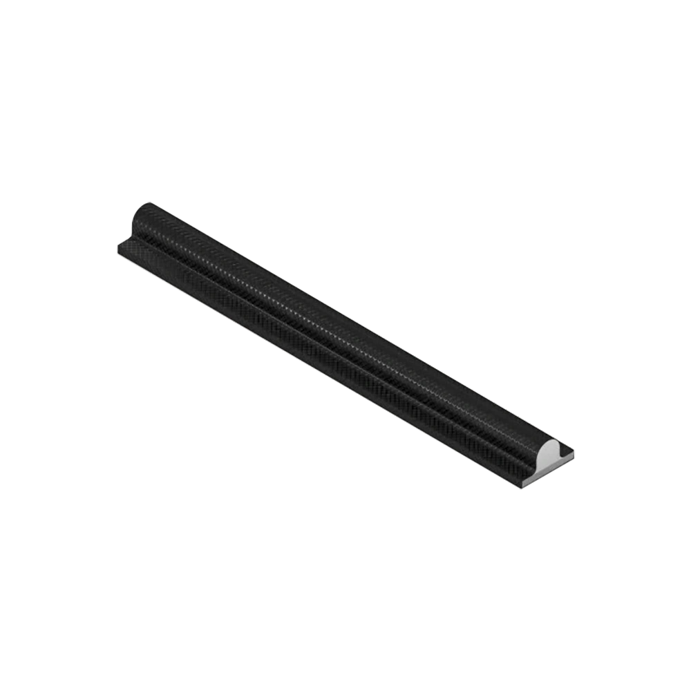 Q-Lon 69400 tochtstrip kader 7 meter zwart