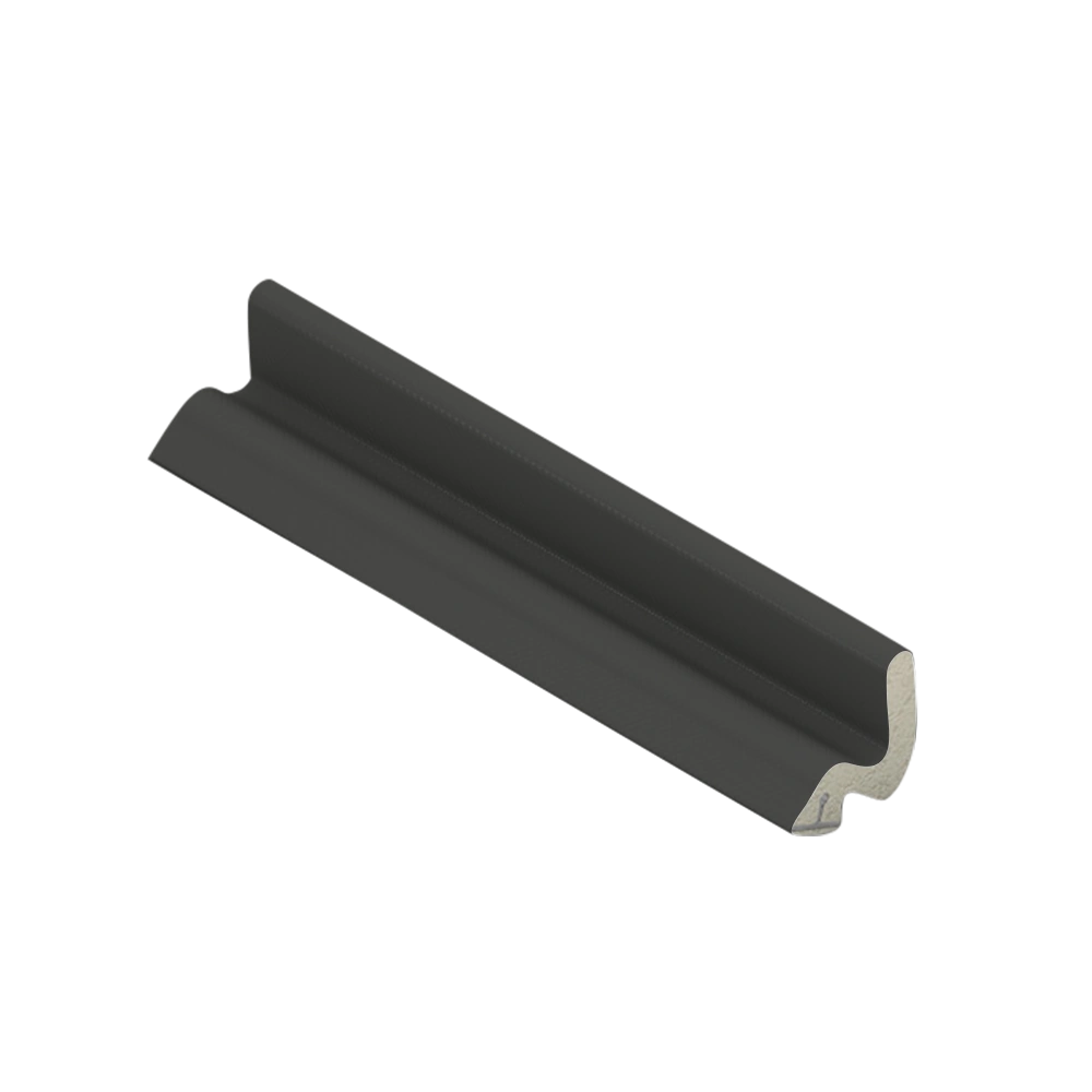 Q-Lon 9688 tochtstrip kader 7 meter zwart