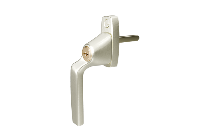 AH804 raamkruk Pearl Nickel linkshandig