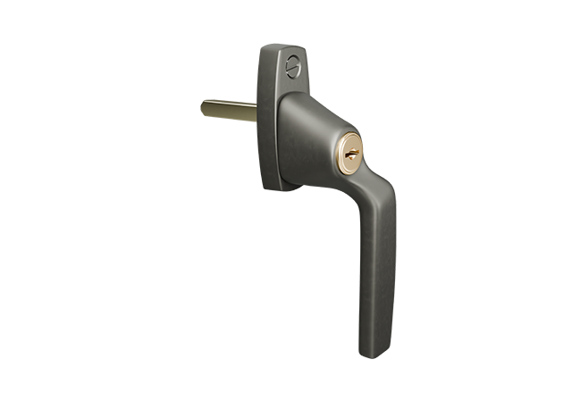 AH804 raamkruk Ebony Bronze rechtshandig