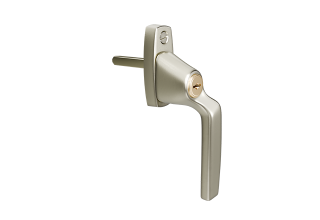 AH804 raamkruk Satin Nickel rechtshandig