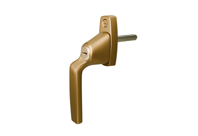 AH804 raamkruk Sovereign Brass linkshandig