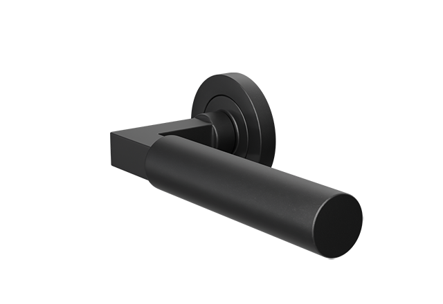 ZOO Matzwarte deurklink Garda op rond rozet