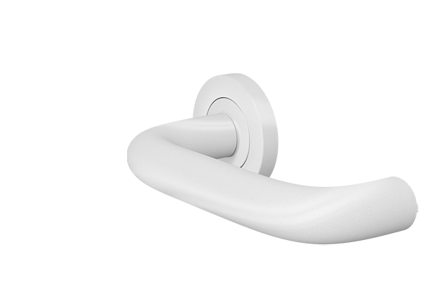 ZOO Witte deurklink Maggiore op rond rozet