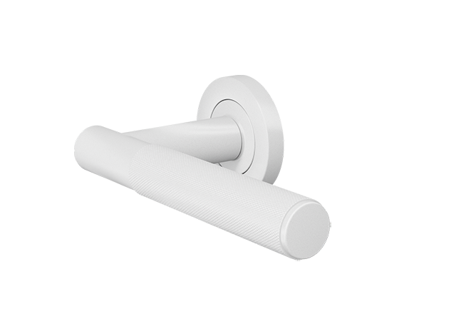 ZOO Witte deurklink Orta op rond rozet