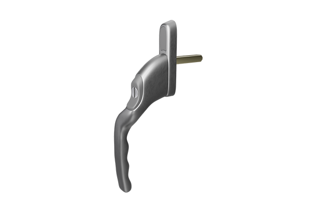 Winlock raamkruk afsluitbaar links mat chroom