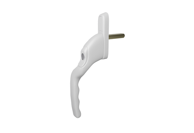 Winlock raamkruk afsluitbaar links wit