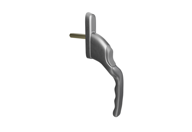 Winlock raamkruk drukknop rechts mat chroom