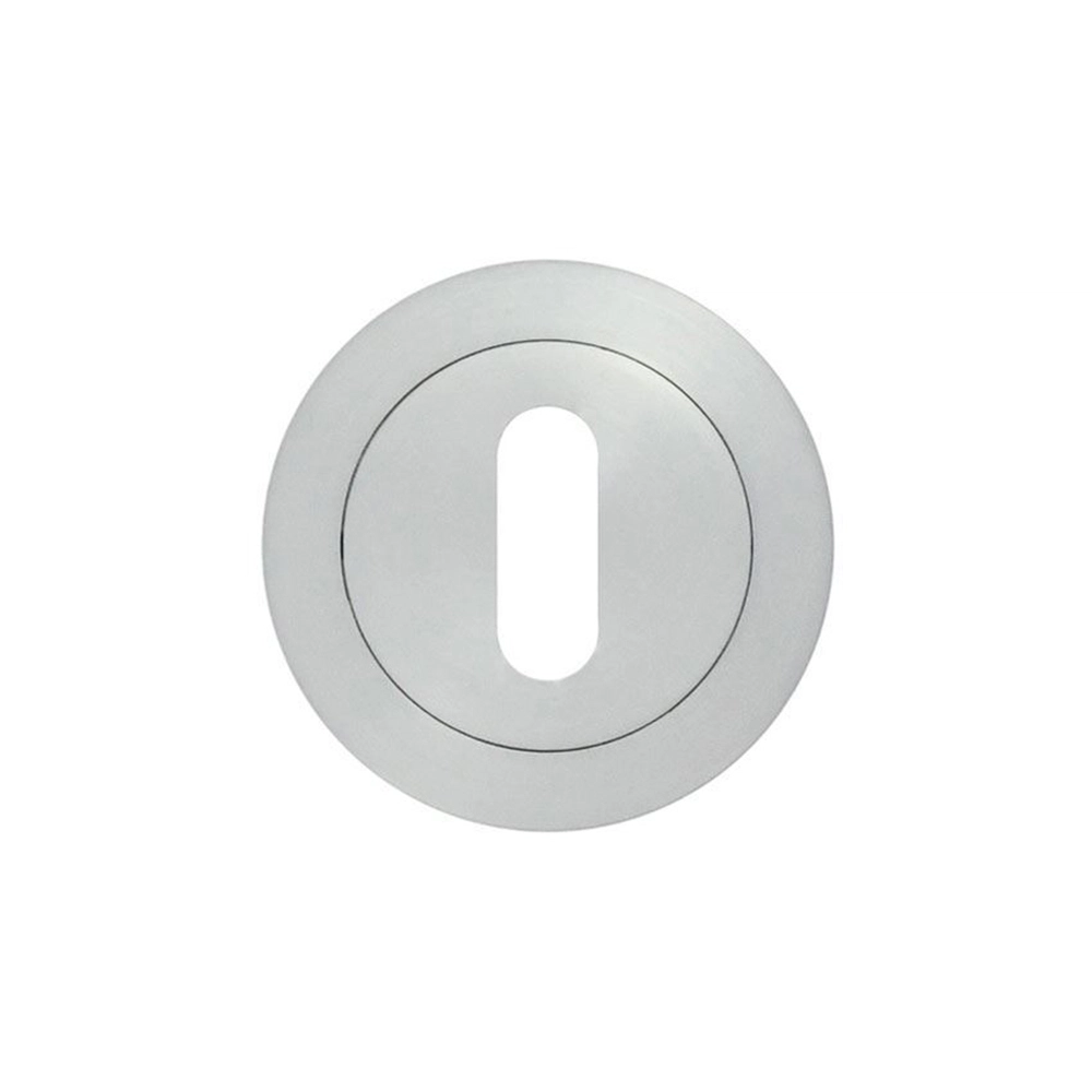 Sleutelrozet rond geborsteld chroom
