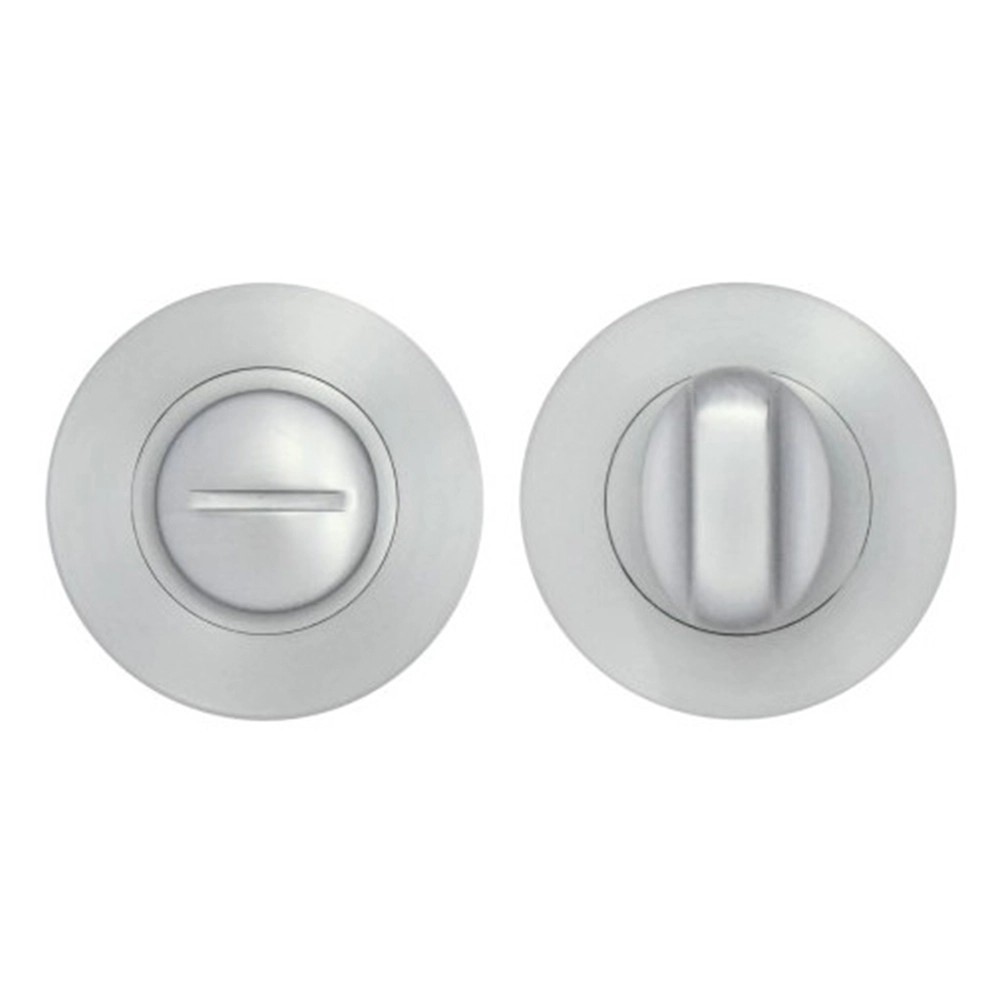 Toiletgarnituur geborsteld chroom