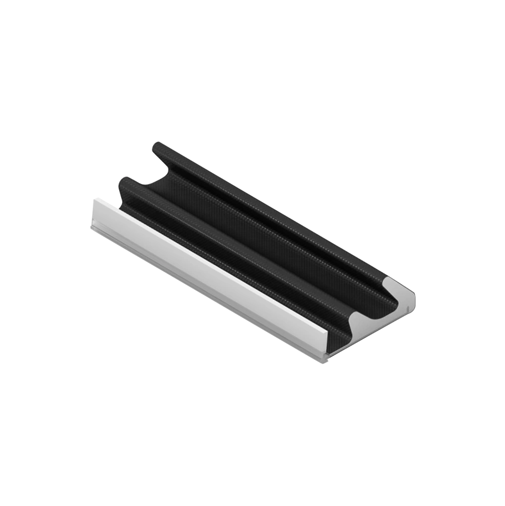 Q-Lon 3091 tochtstrip kader 7 meter zwart brandvertragend