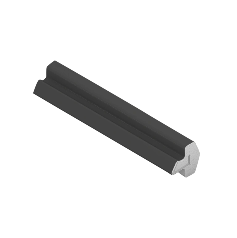 Q-Lon QL55 tochtstrip kader 25 meter zwart brandvertragend